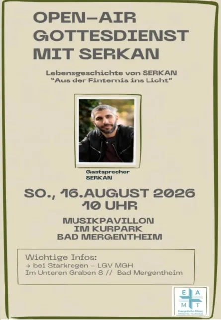 OPEN–AIR GOTTESDIENST MIT SERKAN
