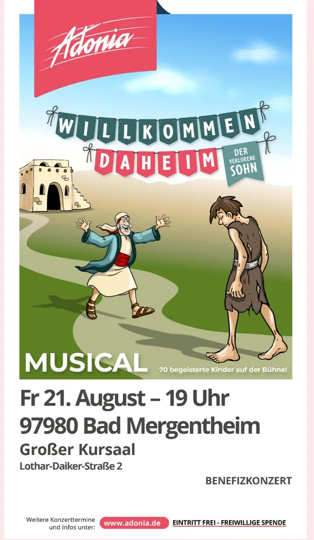 WILLKOMMEN DAHEIM – DER VERLORENE SOHN