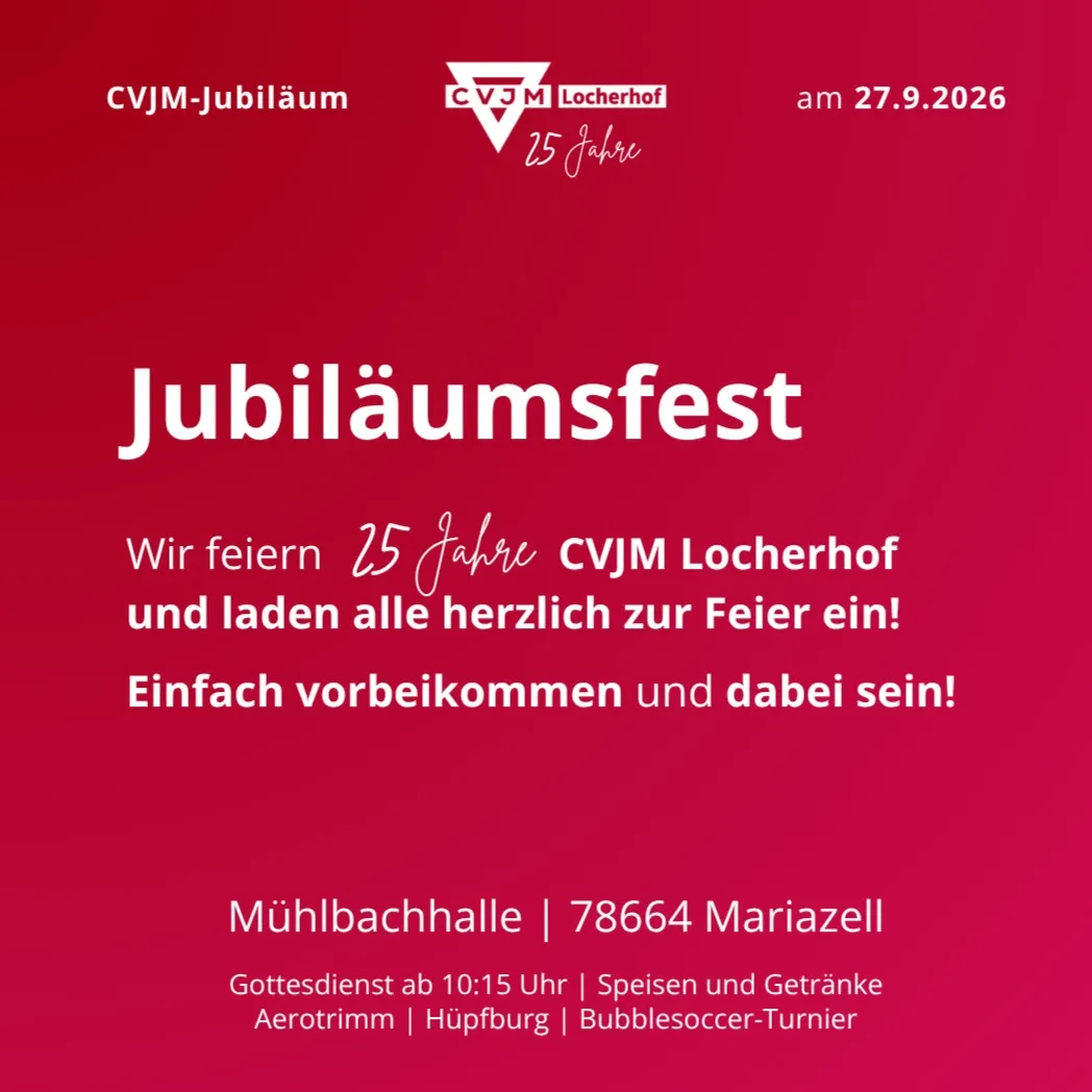25 Jahre - Jubiläumsfest