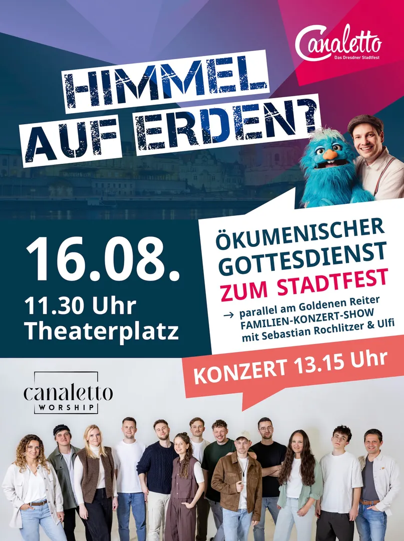 Ökumenischer Gottesdienst zum CANALETTO Stadtfest
